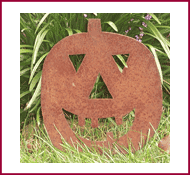 Jack-O-Lantern Garden Stake